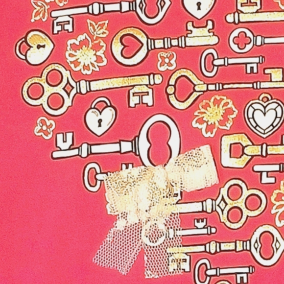 Justice Girls Top Hot Pink Heart - Picture 6 of 11